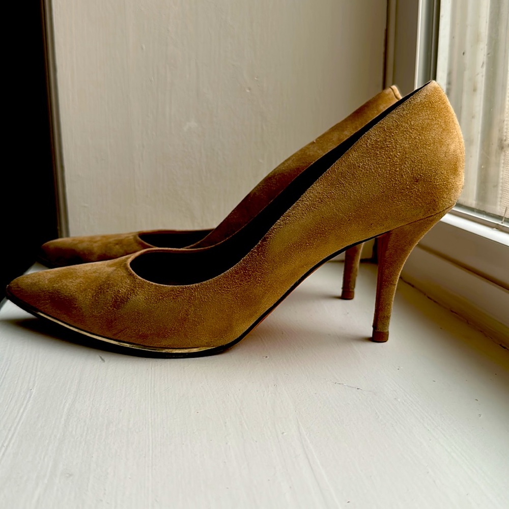 Givenchy Paris suede high heels size 10.5